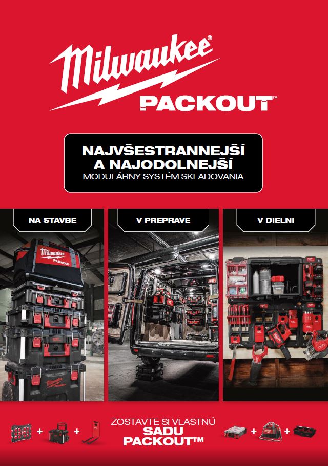 Modulárny systém skladovania 2024Milwaukee - Packout-2023-SK.